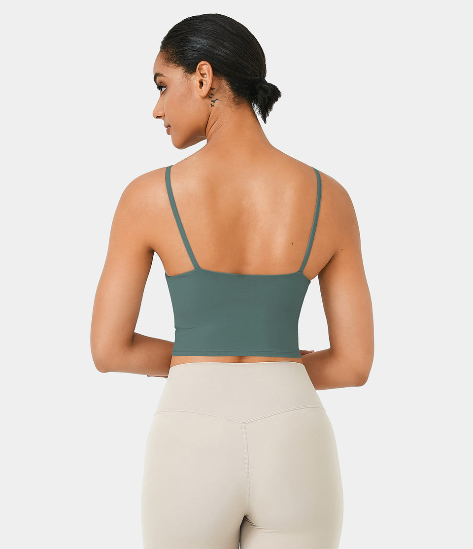 In My Feels Basic Padded Workout Cropped Tank Top